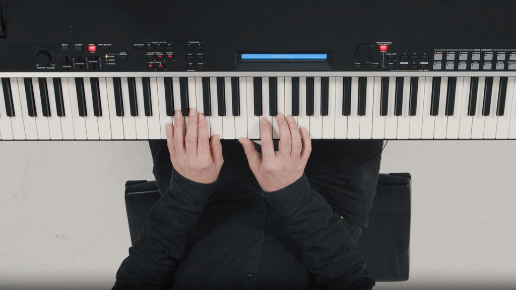 Thomas Hände spielen Klavier