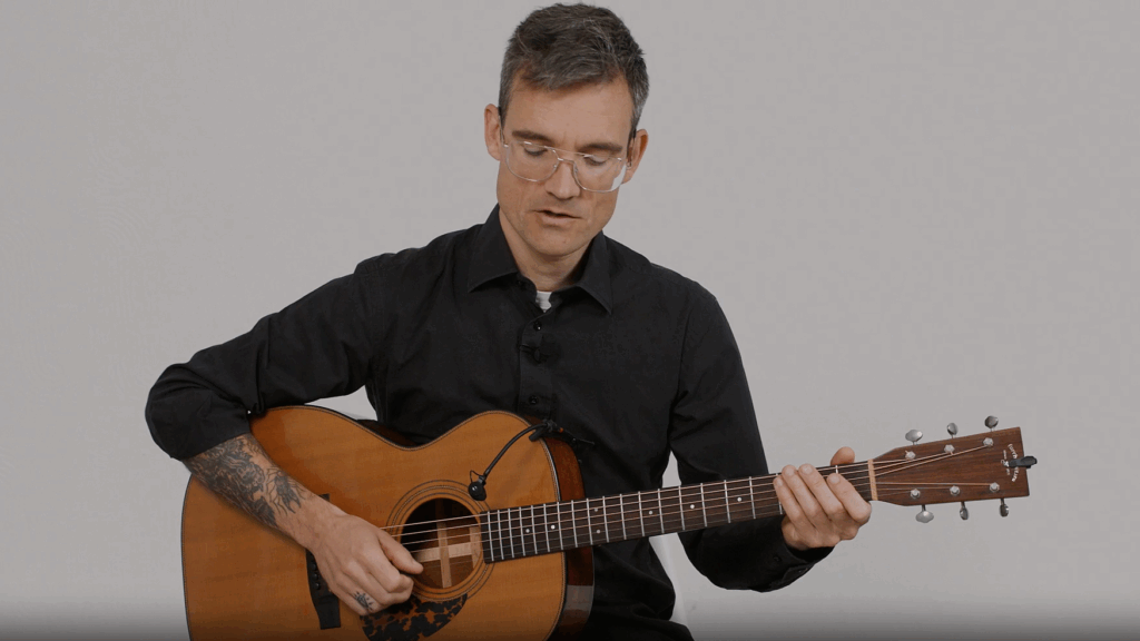 Mark spielt Gitarre